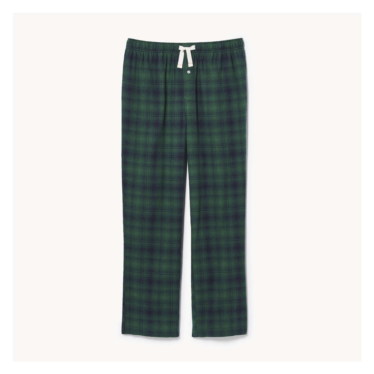 Men s Flannel Pajama Pant Dark Green Size S from Joe Fresh